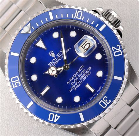 rolex submariner steel 16610 blue|Rolex Submariner 16610 price.